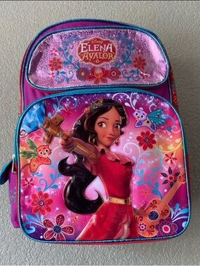 Disney –Princess Elena- Large Reinforced 16-Inch School Backpack